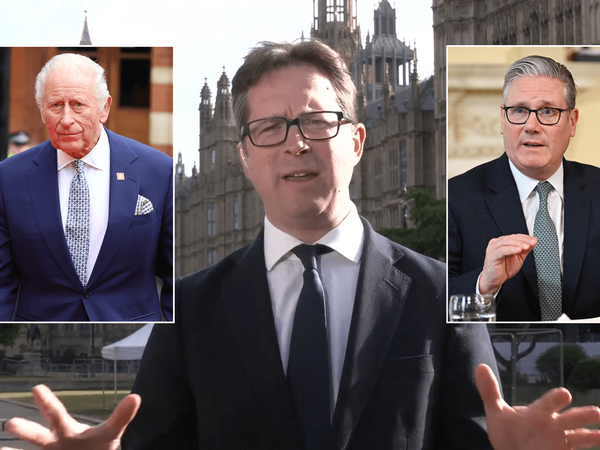 Alex Burghart says he ‘feels very sorry for the King’ as speech mired in Keir Starmer's leadership crisis