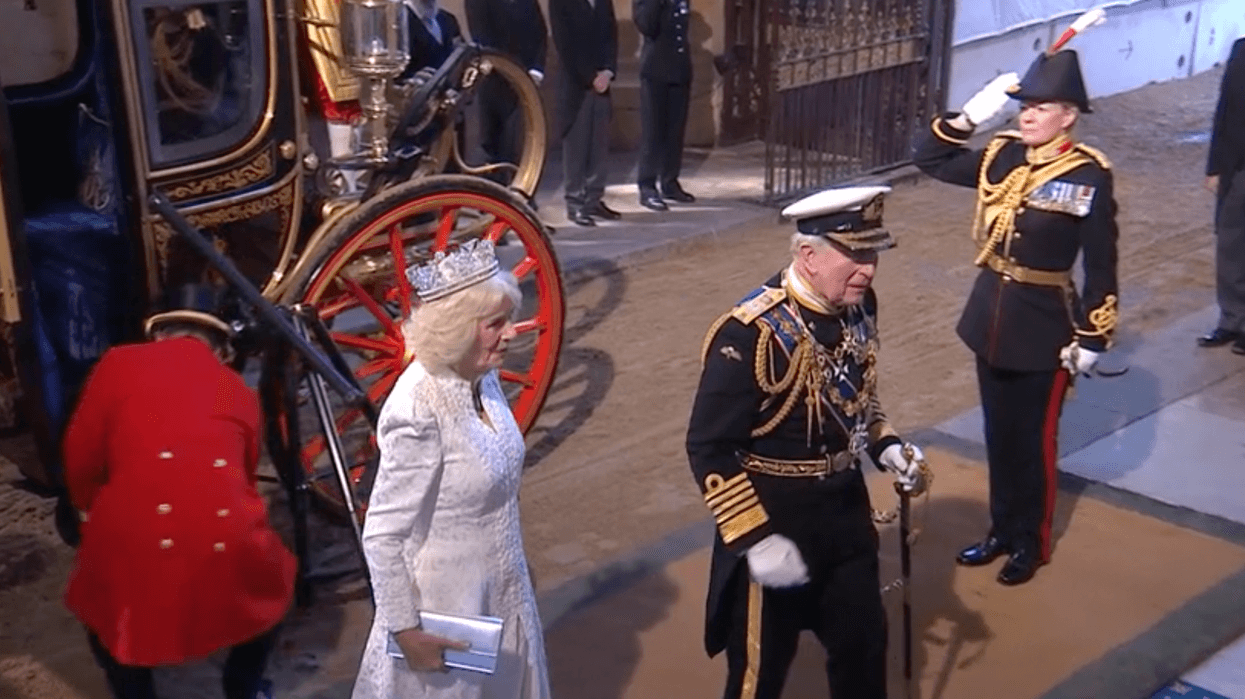 King Charles and Queen Camilla arrive at Parliament as monarch prepares to deliver King's Speech
