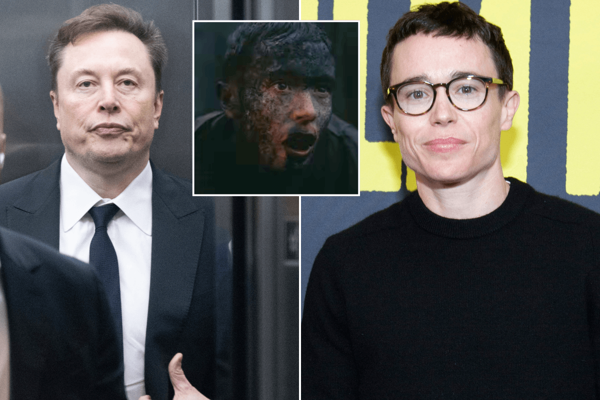 Elon Musk wades into The Odyssey 'woke' row as he slams rumours that trans actor Elliot Page will play Achilles