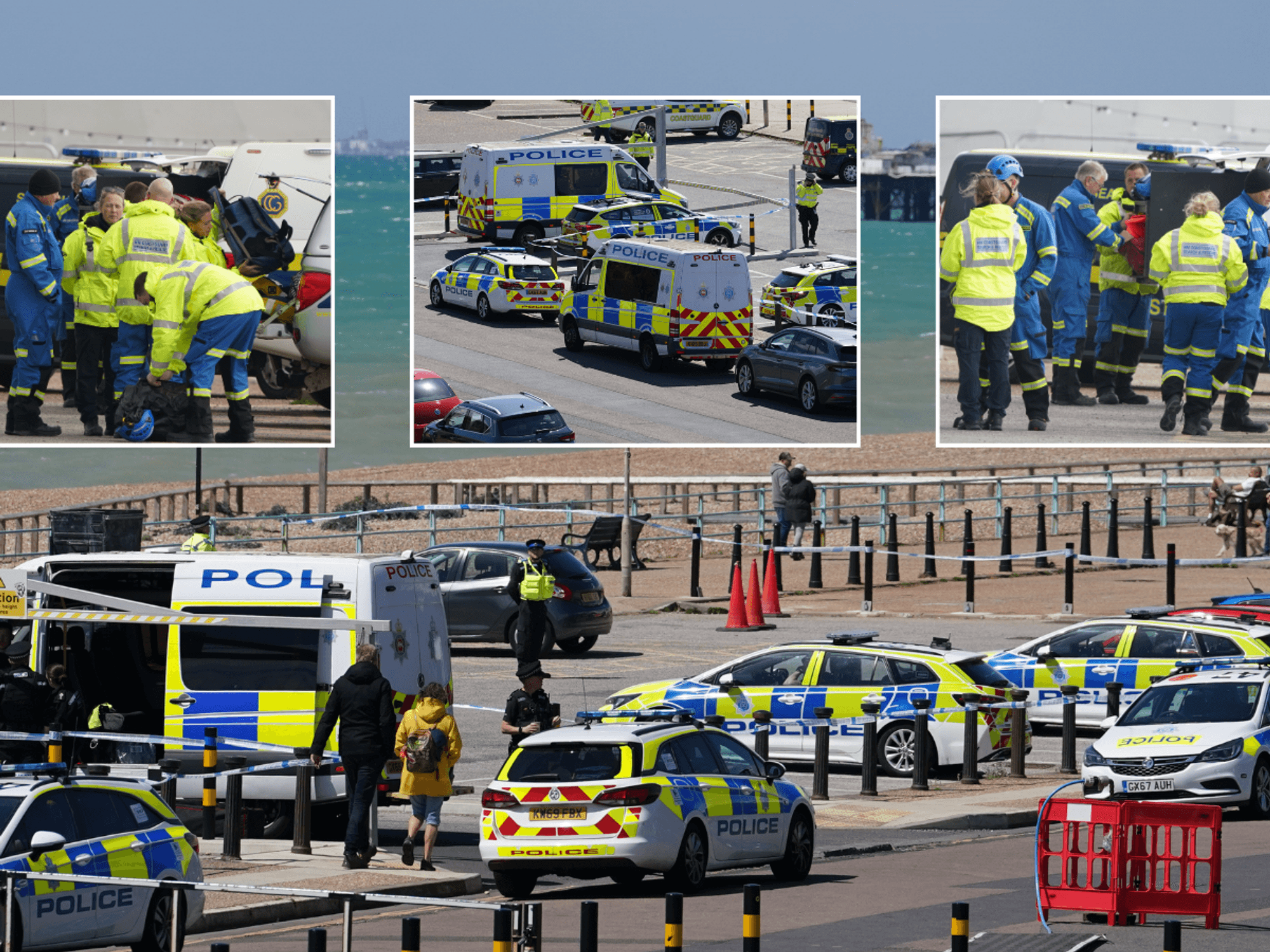 Three women found dead in sea identified by Sussex Police as ‘aged 20 to 30 years old’