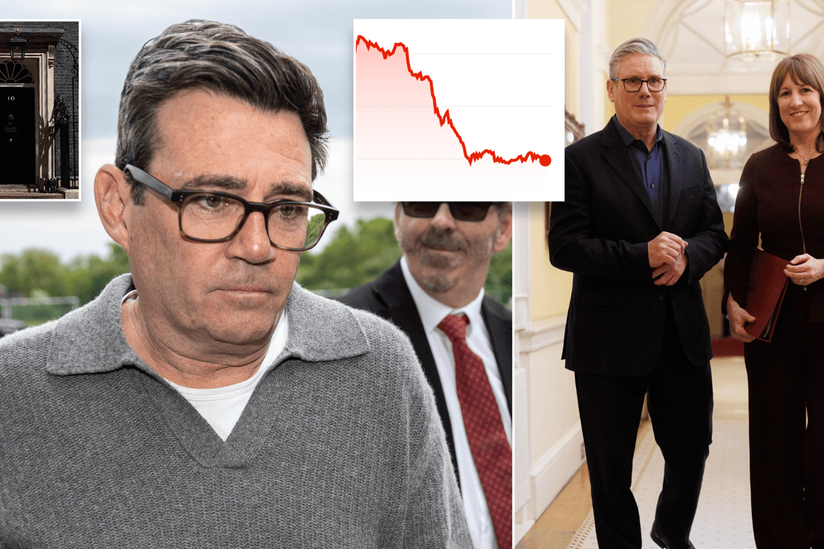 Pound plummets to one-month low amid panic after Andy Burnham confirms he'll stand for Parliament