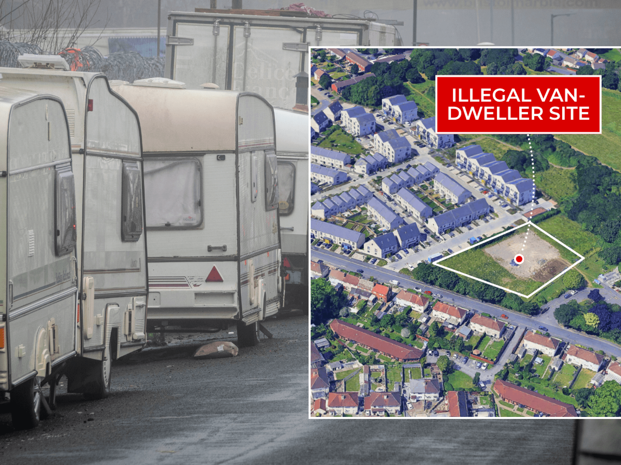 Neighbours rage as Green council plans to turn illegal traveller site into 'safe legal home' for ...