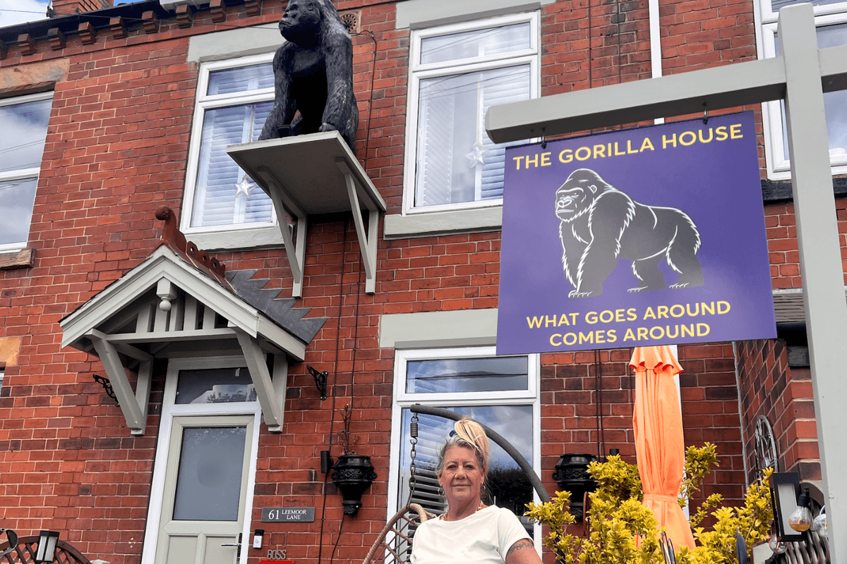 'World gone mad!' Homeowner's fury as council demands she removes 'gorilla' or faces £20,000 fine