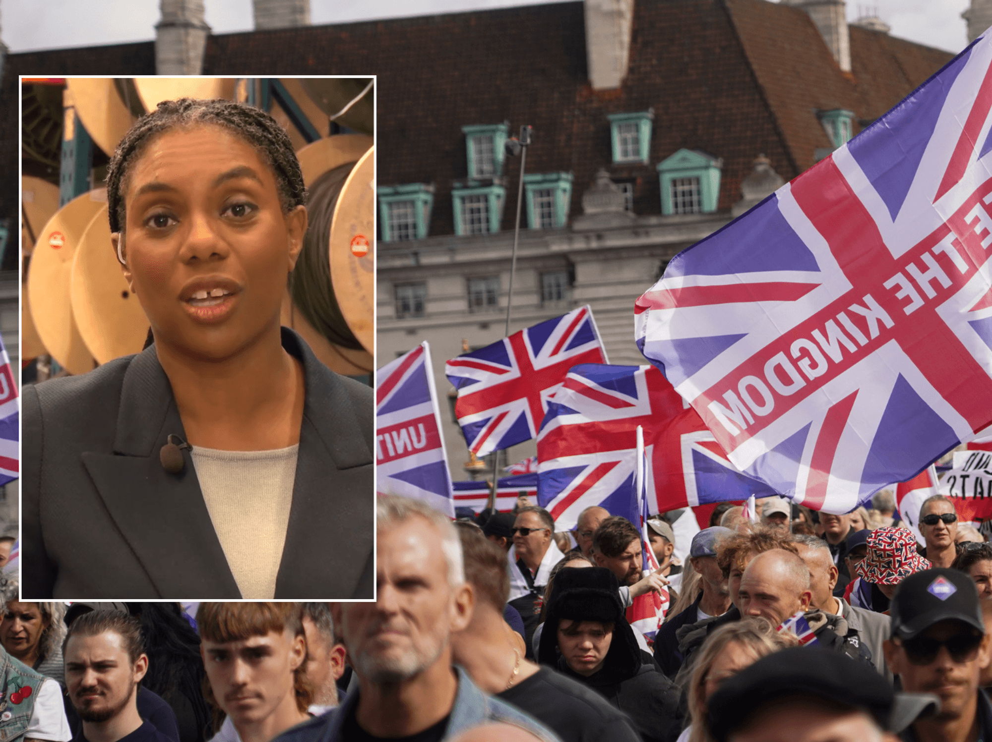 Kemi Badenoch backs Keir Starmer’s ‘right to keep people out if they're going to cause problems’ ...