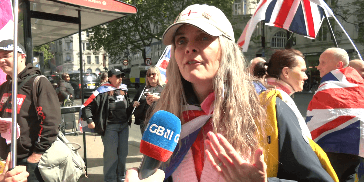 Unite the Kingdom rally: Pink Ladies protestor speaks at Unite the Kingdom rally: ‘For my daughter’s future!’ Unite the Kingdom rally: Pink Ladies protestor speaks at Unite the Kingdom rally: ‘For my daughter’s future!’