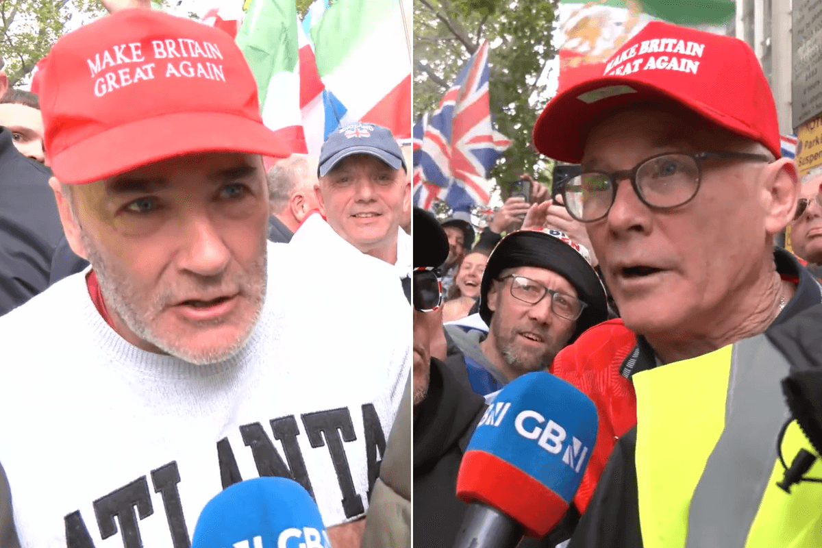 ‘Listen to the people!’ Unite the Kingdom demonstrators make plea to Keir Starmer