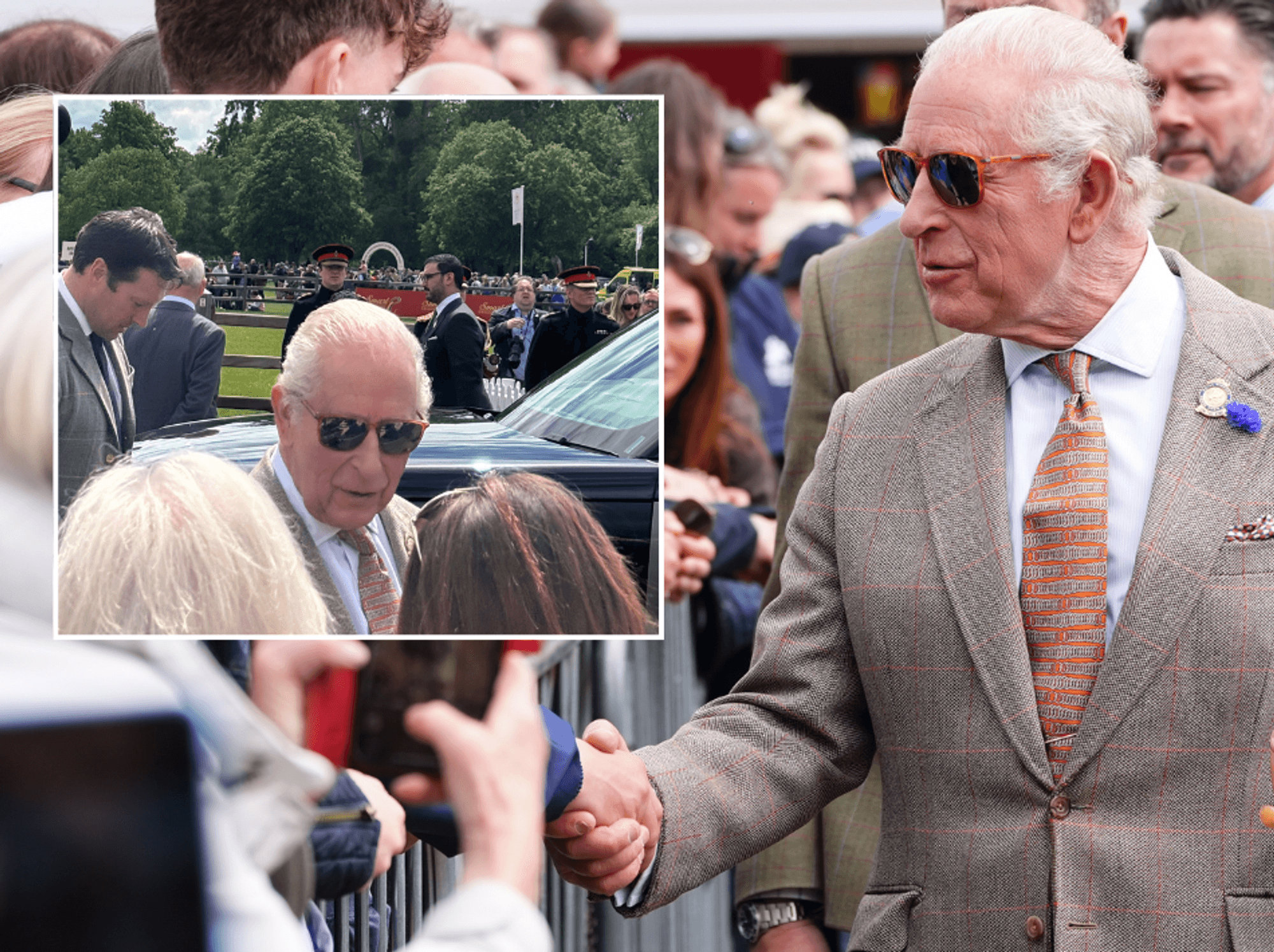 King Charles comforts crowds with Windsor visit 24 hours after fatal tragedy