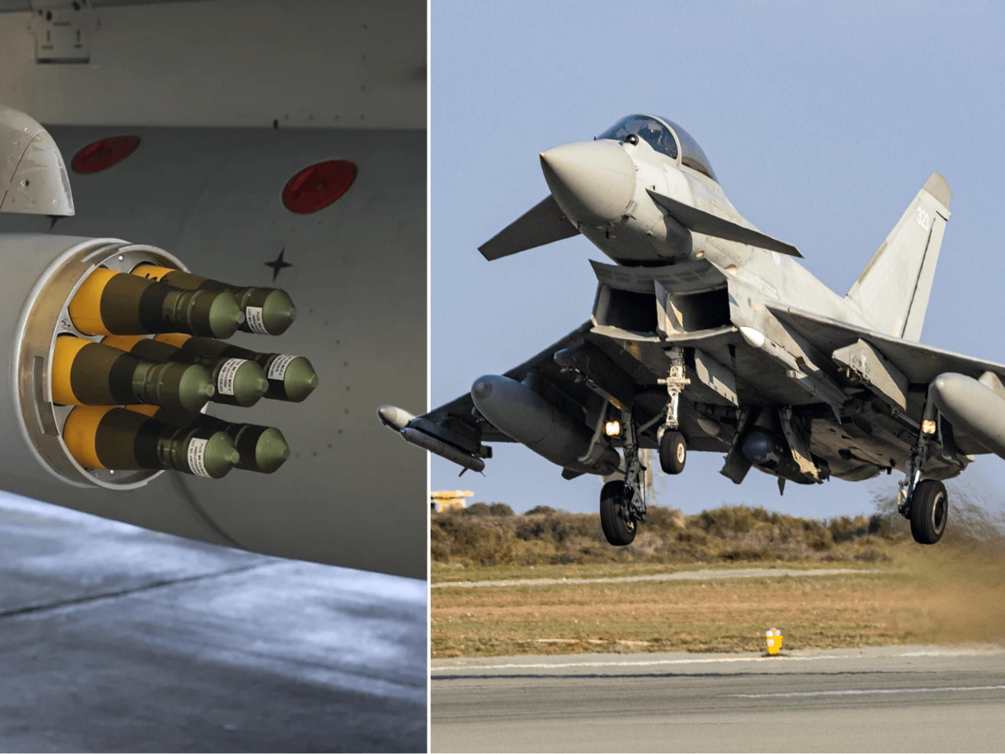RAF deploys drone-killing secret weapon on Typhoon fighter jets in Middle East