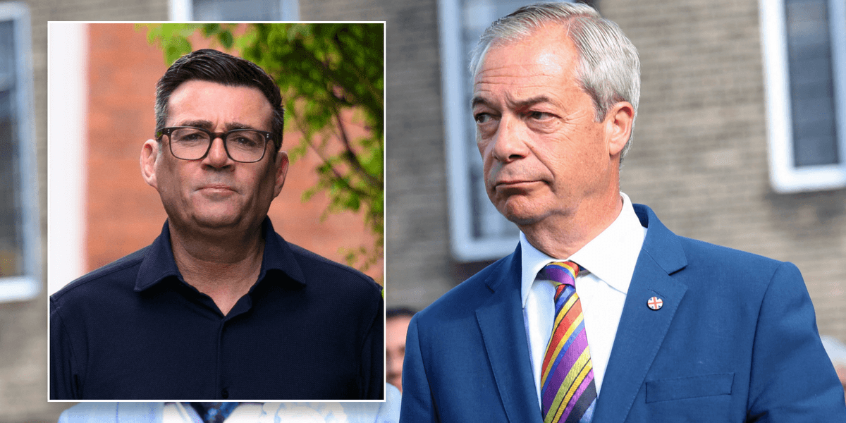 Nigel Farage accuses Andy Burnham of failing to protect grooming gang victims Nigel Farage accuses Andy Burnham of failing to protect grooming gang victims