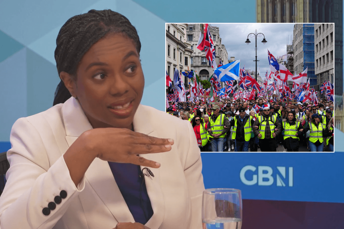 ‘Some people can't come in!’ Kemi Badenoch doubles down on Keir Starmer’s ban of Unite the Kingdom speakers