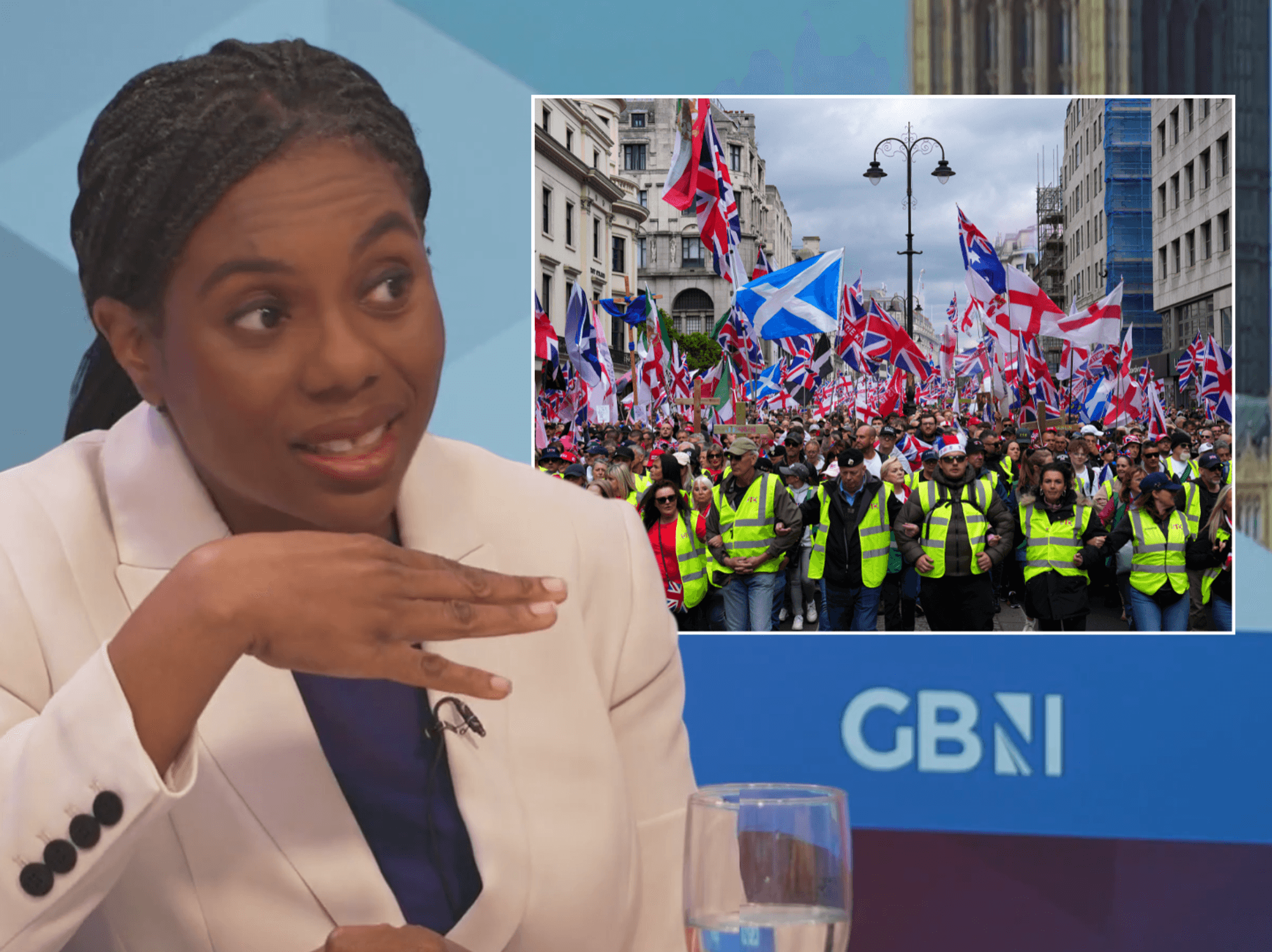 ‘Some people can't come in!’ Kemi Badenoch refreshes backing of Keir Starmer’s ban on Unite the K...