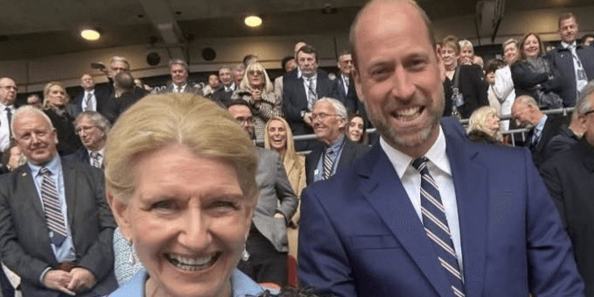 Manchester City star shares cheeky selfie with Prince of Wales at Wembley Manchester City star shares cheeky selfie with Prince of Wales at Wembley
