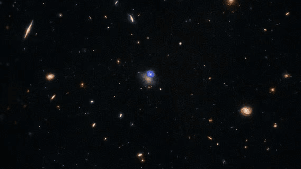 Researchers stunned after detecting eerie blue flashes emerging from depths of cosmos