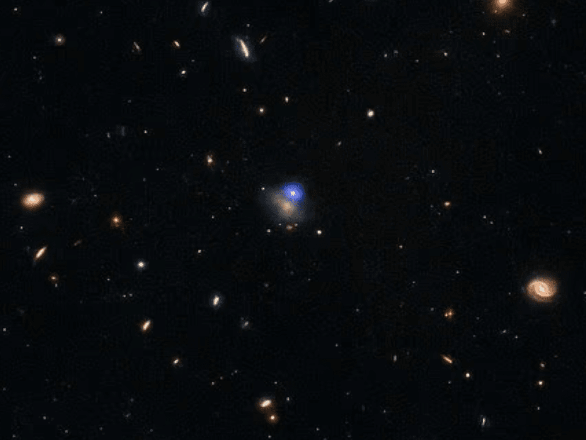 Researchers stunned after detecting eerie blue flashes emerging from depths of cosmos