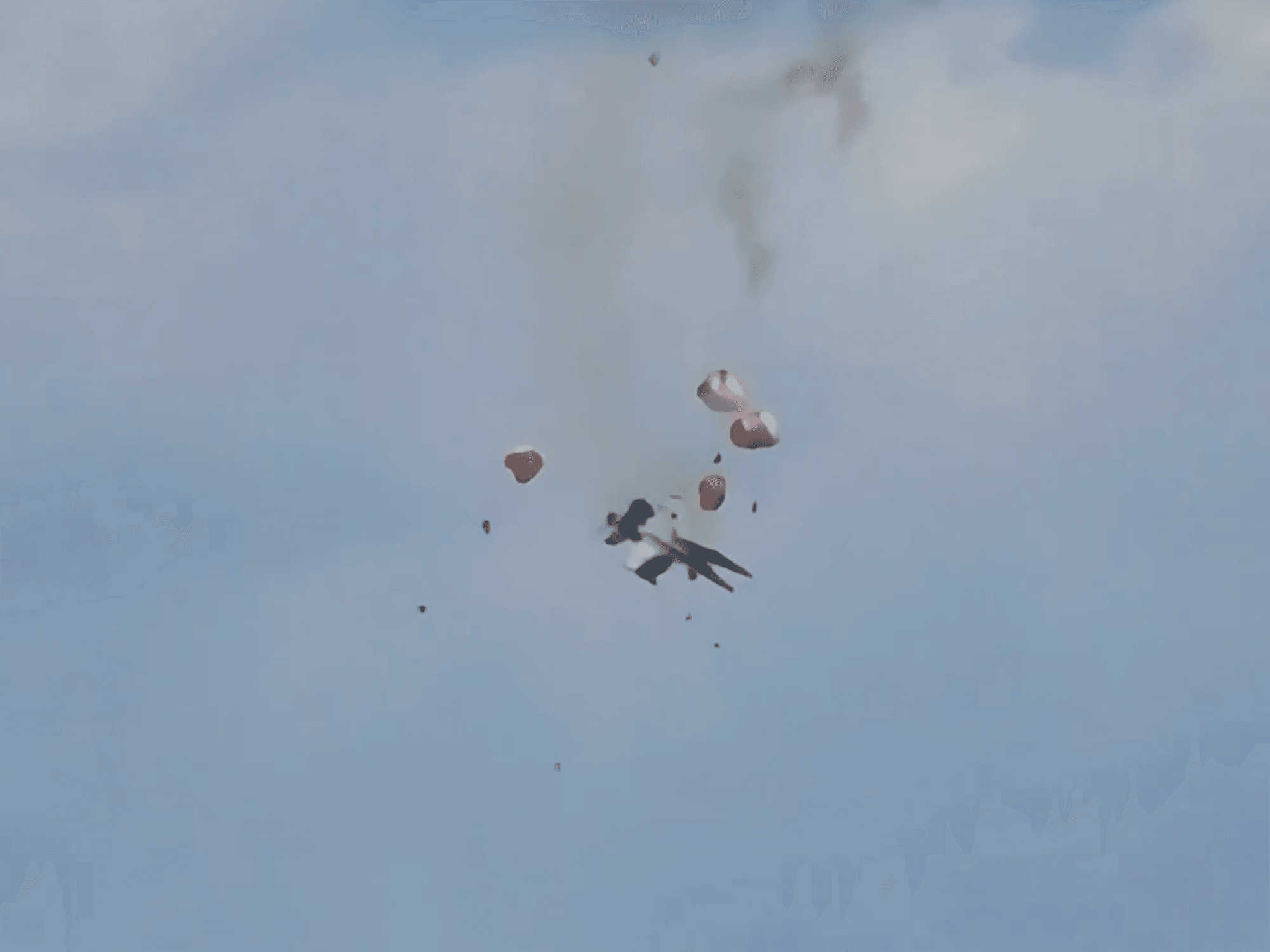 Horror at US airshow as two fighter jets collide mid-air