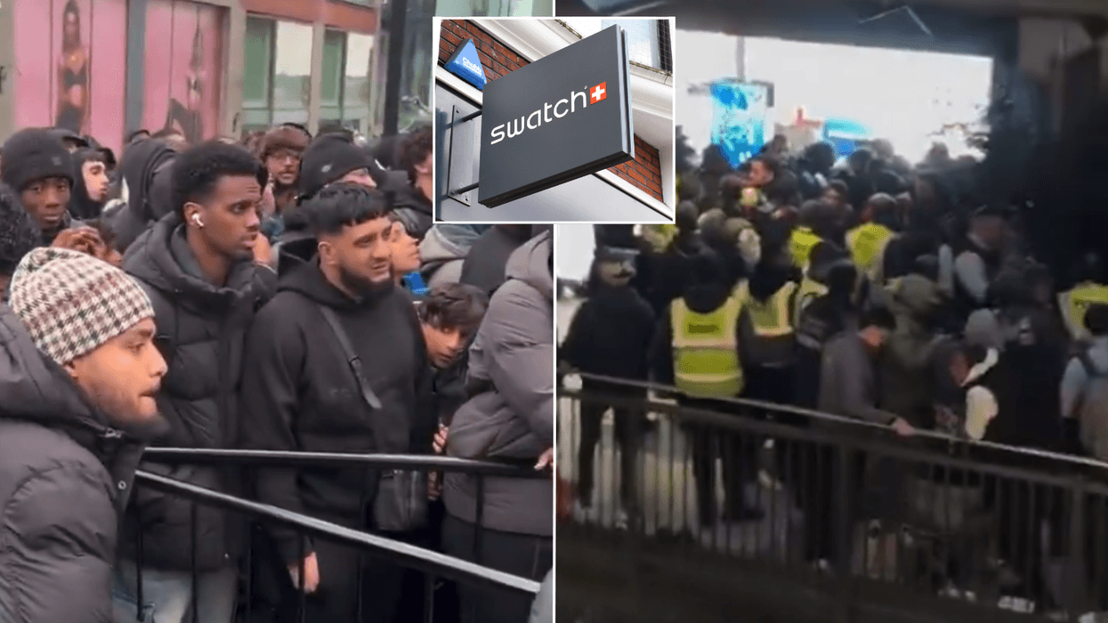 Swatch forced to shut stores across Britain over ‘safety concerns’ after ‘mob-like’ groups rush shops
