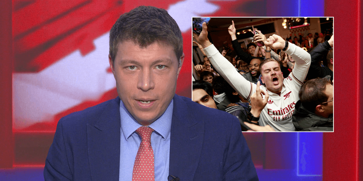 ‘This is going to be very challenging!’ Patrick Christys begrudgingly congratulates Arsenal on Premier League win ‘This is going to be very challenging!’ Patrick Christys begrudgingly congratulates Arsenal on Premier League win