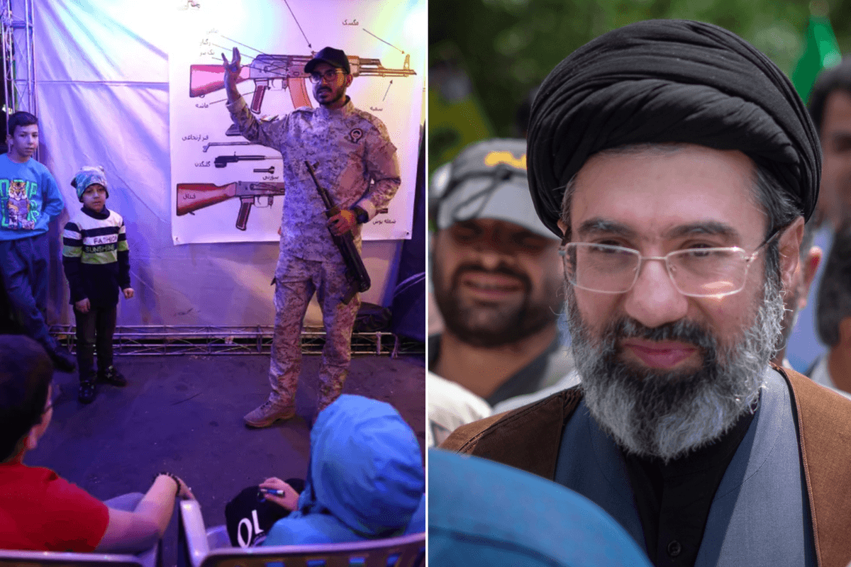Iran caught teaching CHILDREN how to use AK-47s - while Ayatollah 'declares jihad'