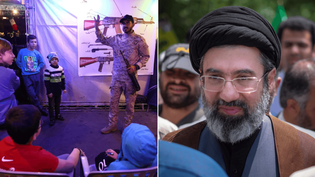 Iran caught teaching CHILDREN how to use AK-47s - while Ayatollah 'declares jihad'
