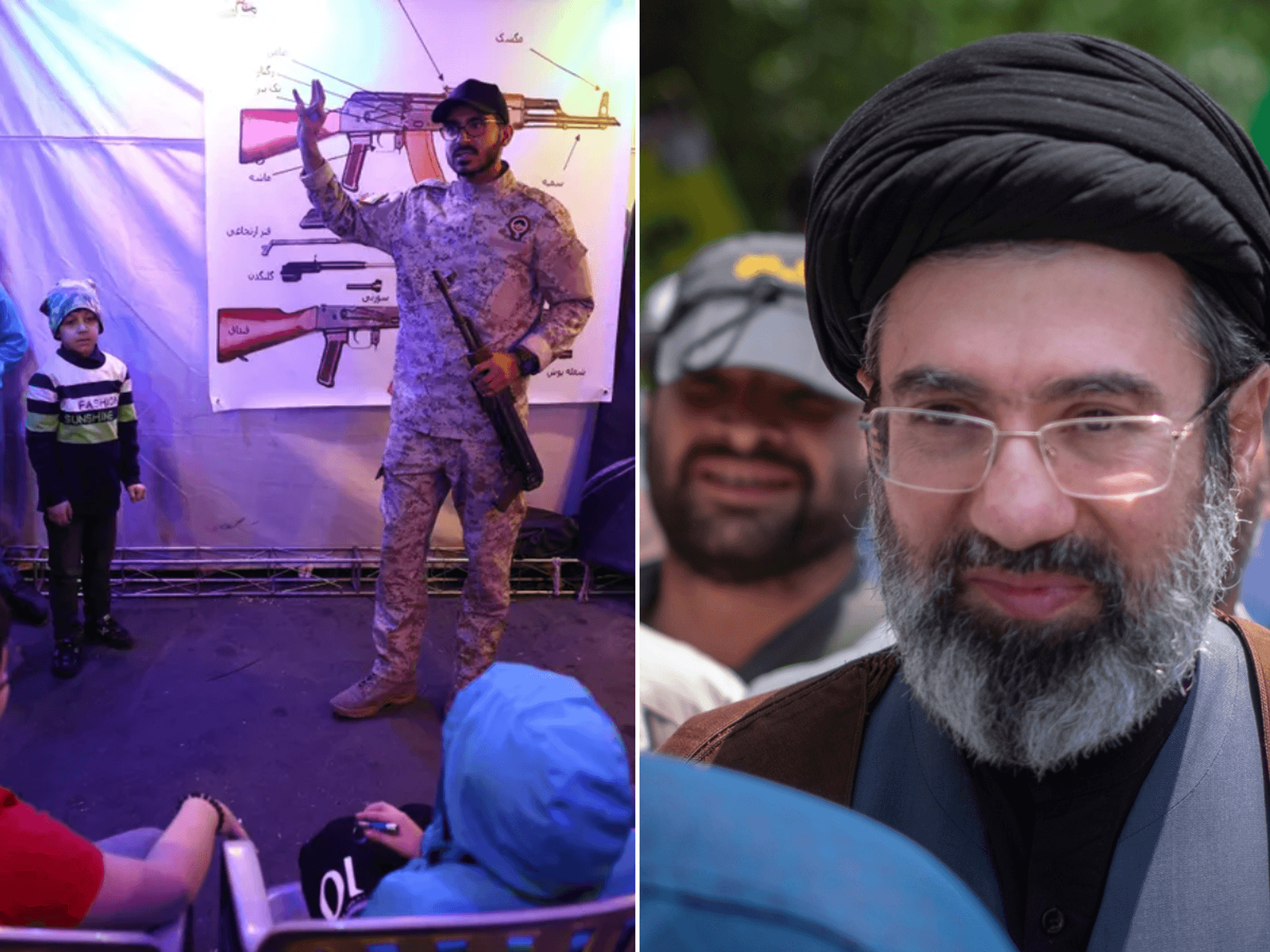 Iran caught teaching CHILDREN how to use AK-47s - while Ayatollah 'declares jihad'