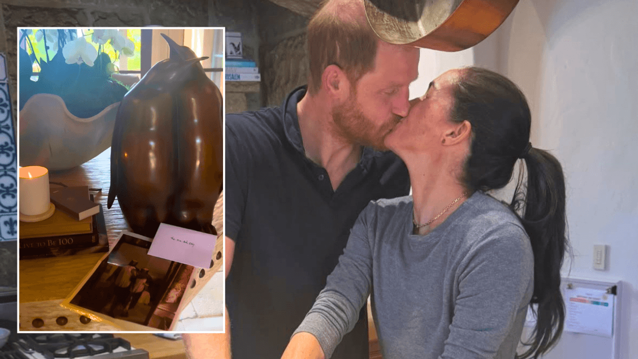 Prince Harry presents penguin statues to Meghan Markle eight years after royal wedding