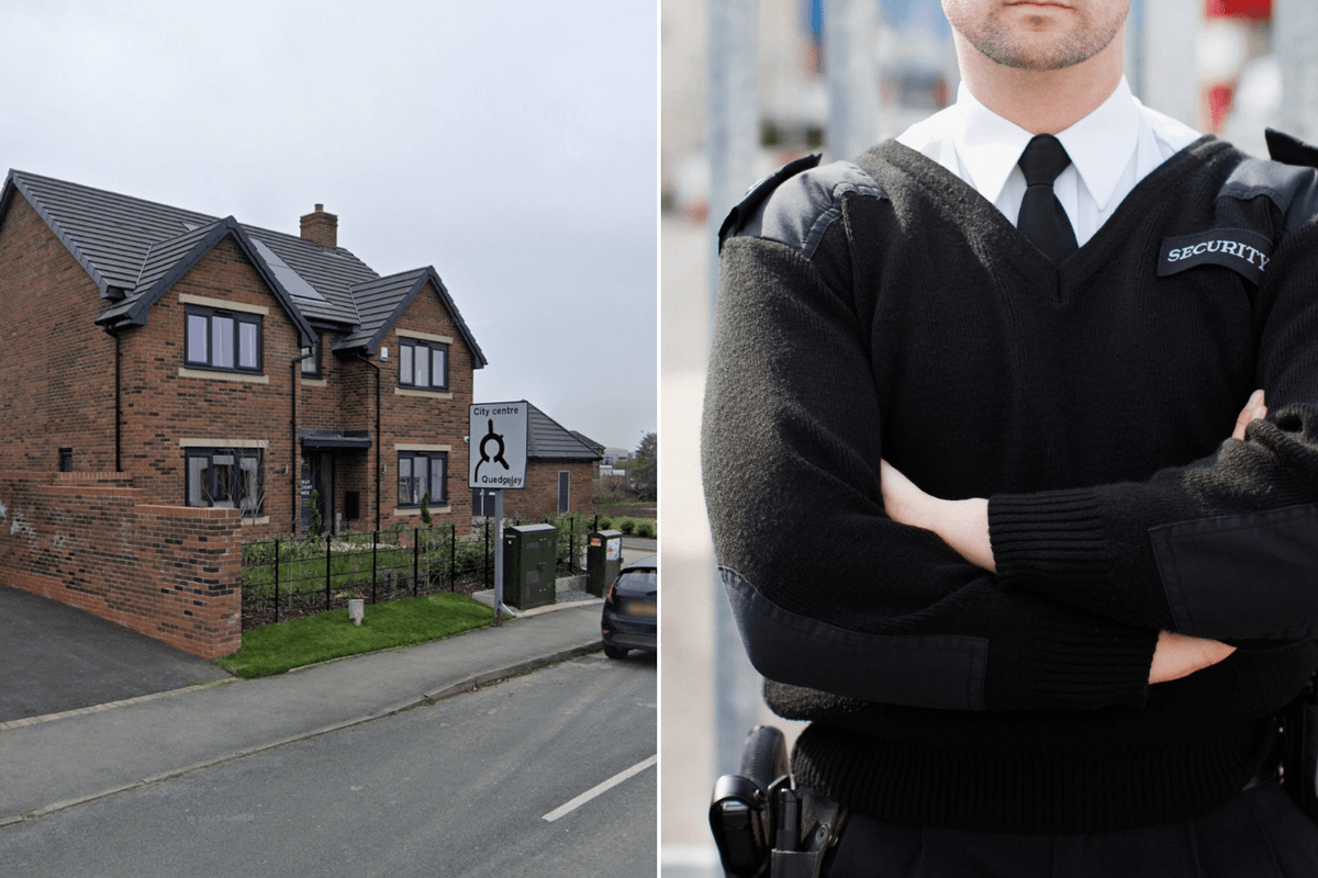 Briton hires round-the-clock security guards to protect wall at centre of bitter planning row