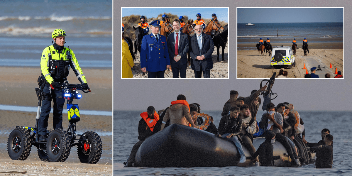 ‘Former combatants from Iraq and Afghanistan gathering at small boat launch points along the Belgian coast’ ‘Former combatants from Iraq and Afghanistan gathering at small boat launch points along the Belgian coast’