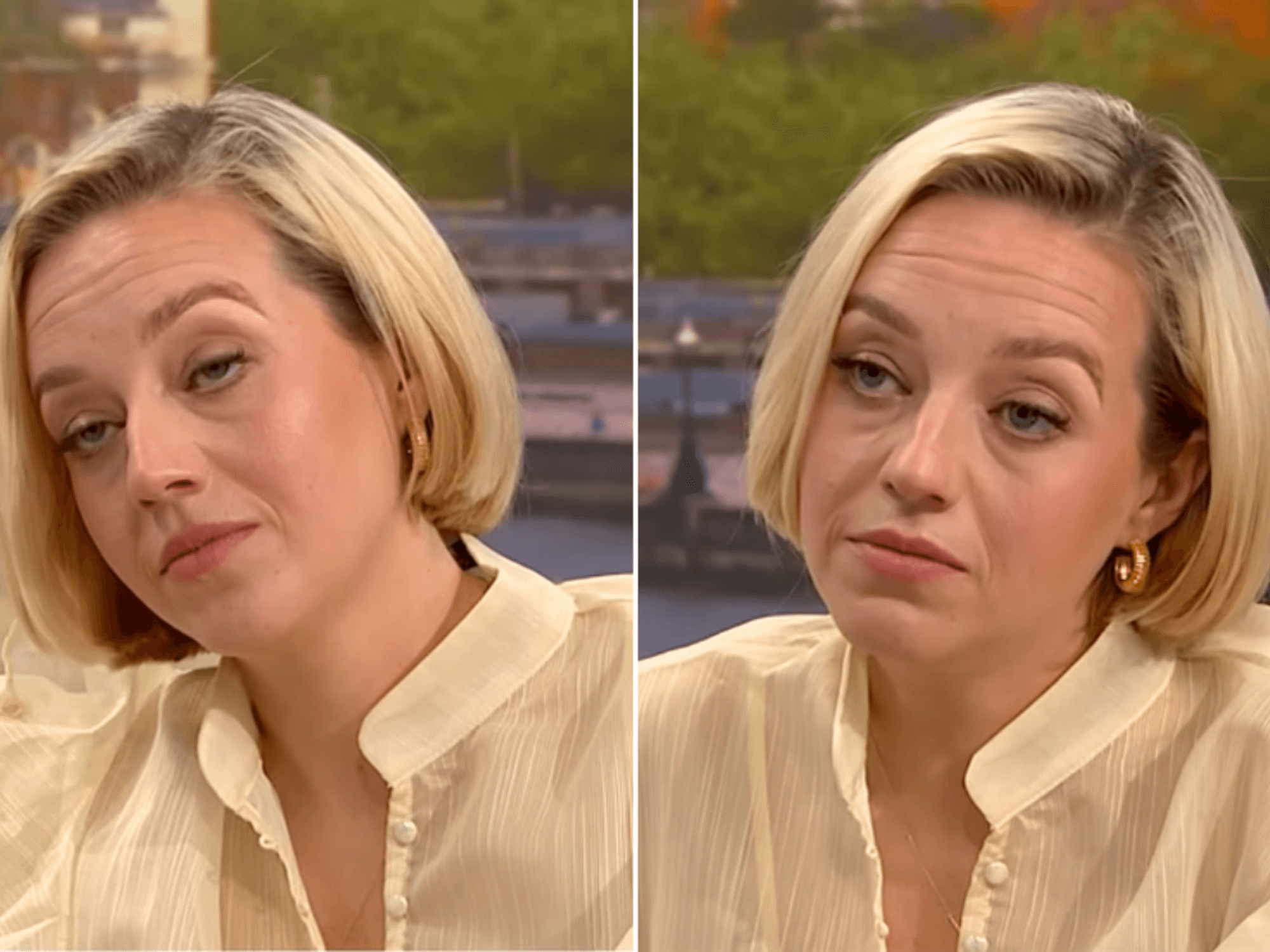 Kelsey Parker holds back tears as she claims to being treated 'like a criminal' after stillbirth ...