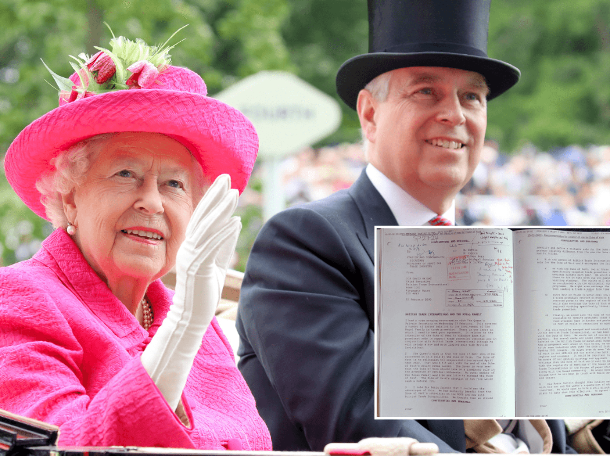 Queen Elizabeth was 'very keen' for Andrew to take on trade envoy role, new documents show