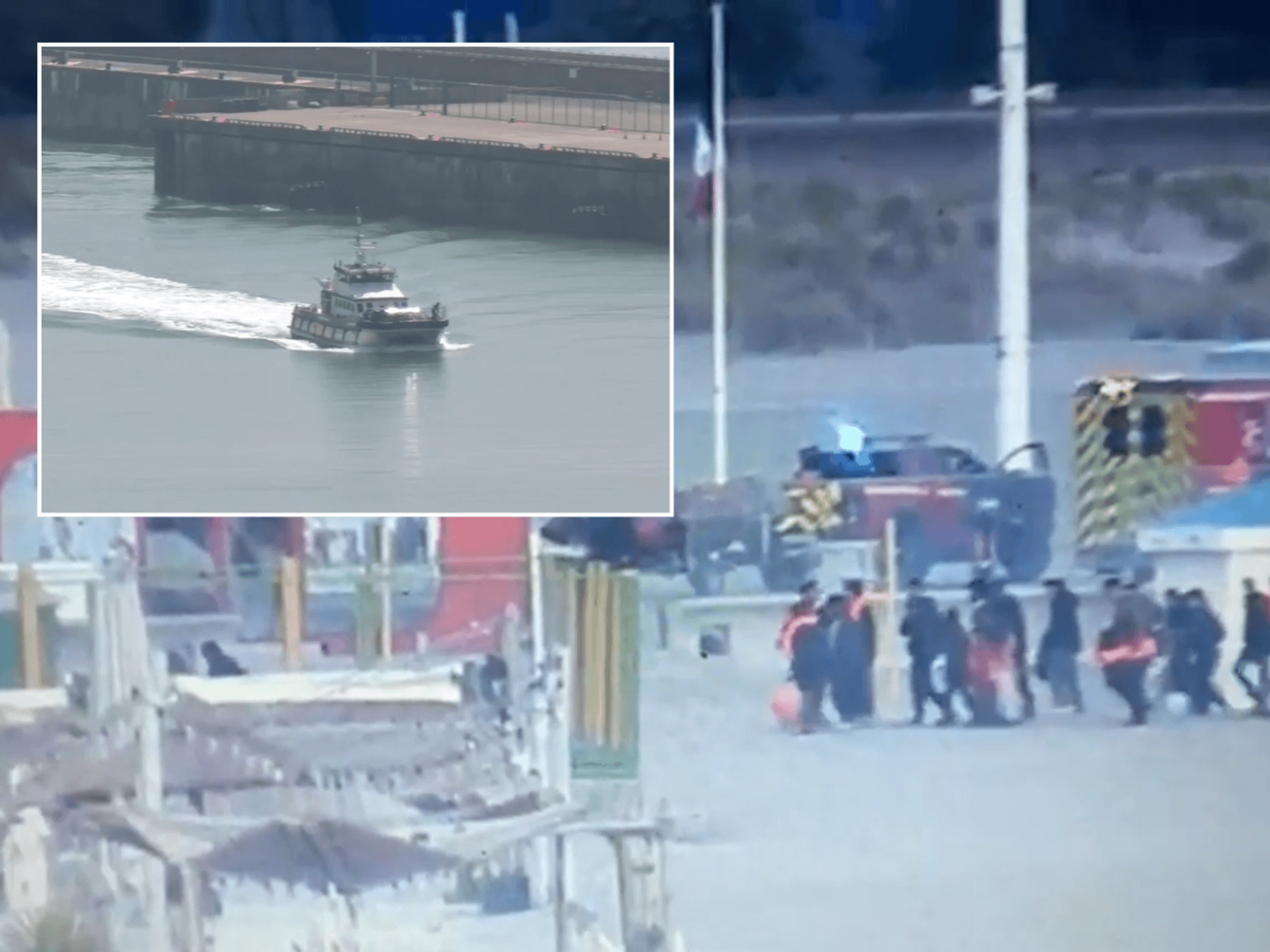 Channel migrants hospitalised after boat capsize and major rescue near Boulogne