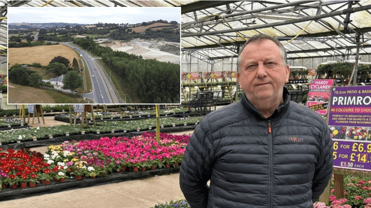 Garden centre boss takes drastic action after 16-year council land row