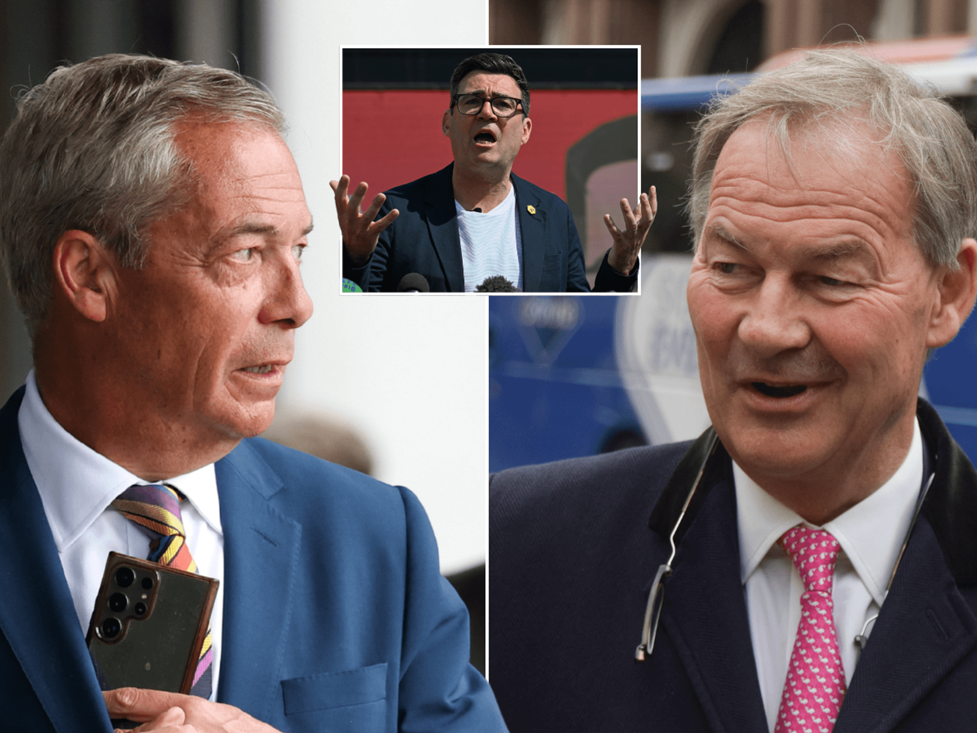 Nigel Farage urges right to unite in Makerfield after poll claims Restore Britain would let Andy ...
