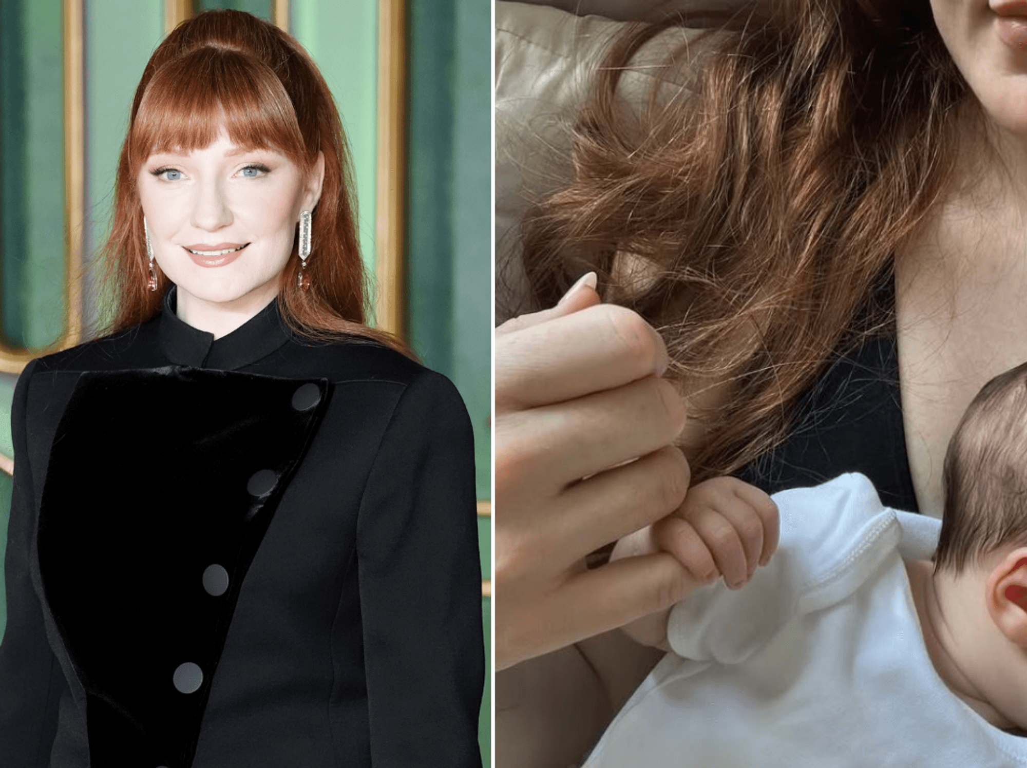 Nicola Roberts gives birth to first child as Girls Aloud star shares heartwarming first snaps of newborn