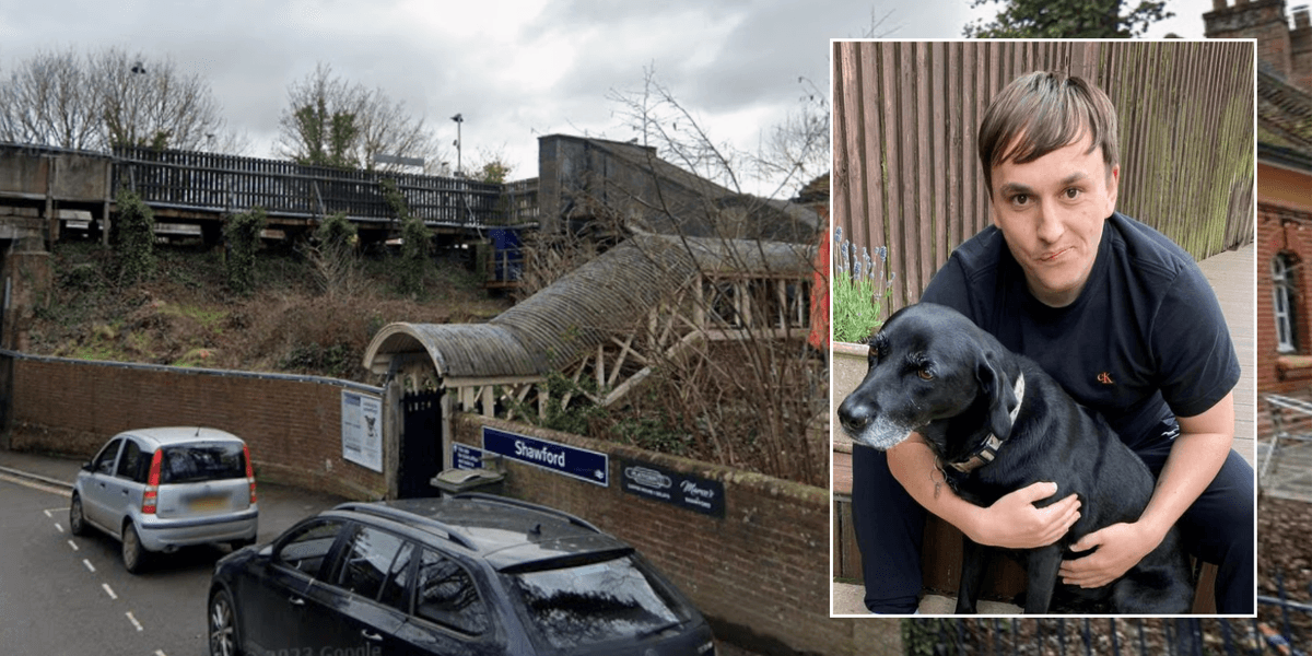 Train driver praised for remarkable act of heroism after leaping to rescue dog hanging off platform Train driver praised for remarkable act of heroism after leaping to rescue dog hanging off platform