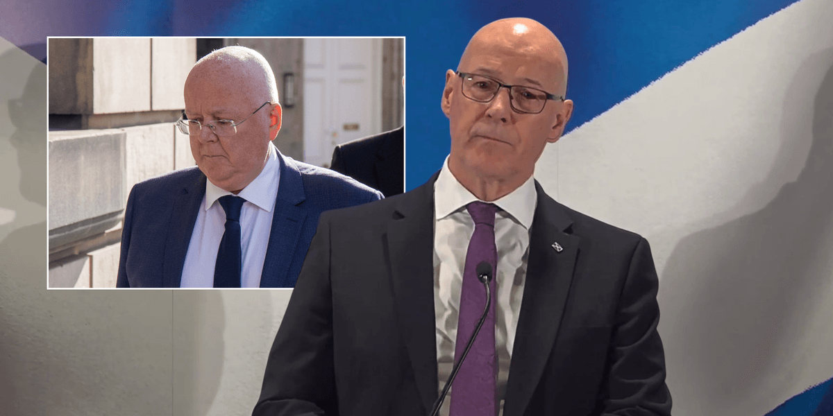 John Swinney apologises for ‘overwhelming betrayal’ by Nicola Sturgeon’s husband in £400,000 embezzlement scandal John Swinney apologises for ‘overwhelming betrayal’ by Nicola Sturgeon’s husband in £400,000 embezzlement scandal