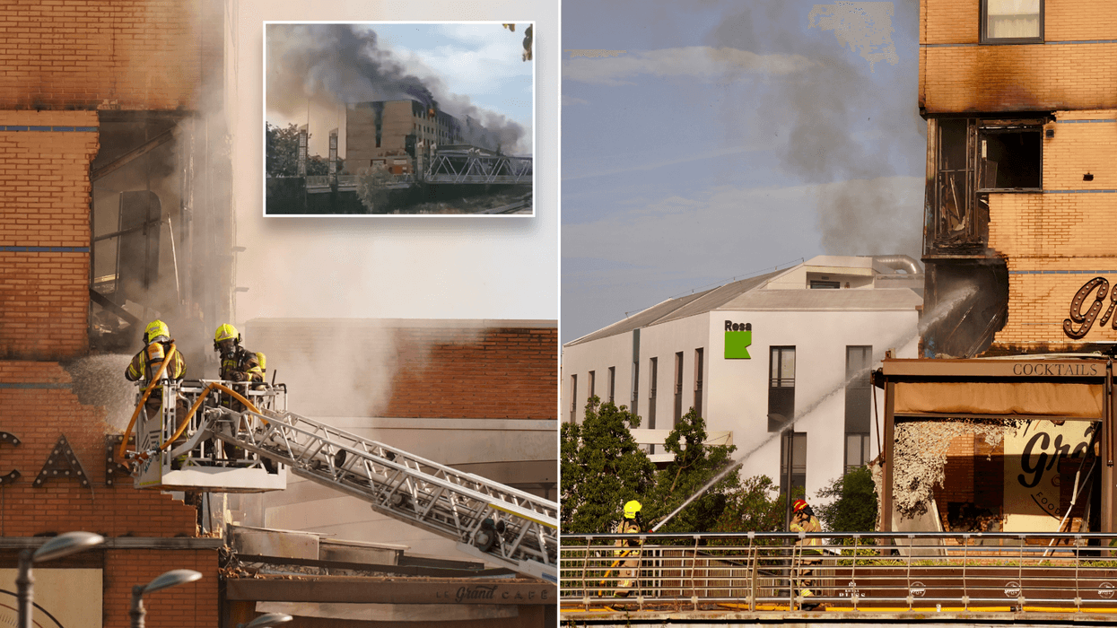 Hundreds evacuated as huge fire breaks out at tourist hotel in British-favourite holiday hotspot