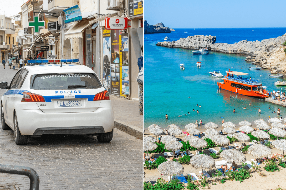 Three arrested after British schoolboy, 14, rushed to hospital after 'drinking alcohol' on Greek island