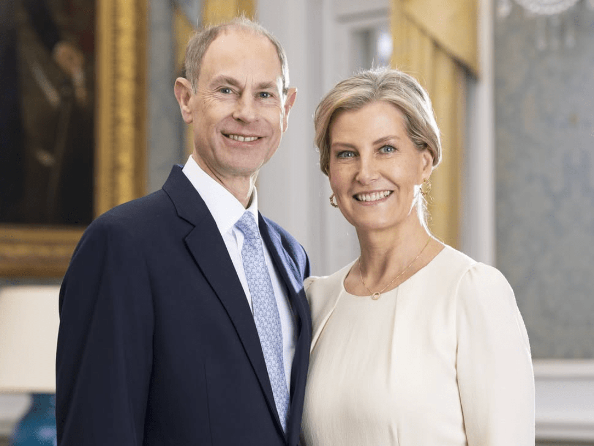 New portrait of Prince Edward and Duchess of Edinburgh revealed ahead of their trip to Portugal