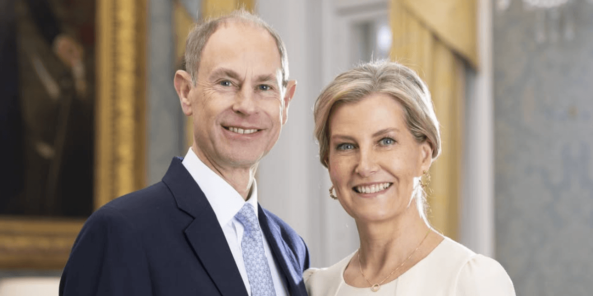 New portrait of Prince Edward and Duchess of Edinburgh revealed ahead of their trip to Portugal New portrait of Prince Edward and Duchess of Edinburgh revealed ahead of their trip to Portugal