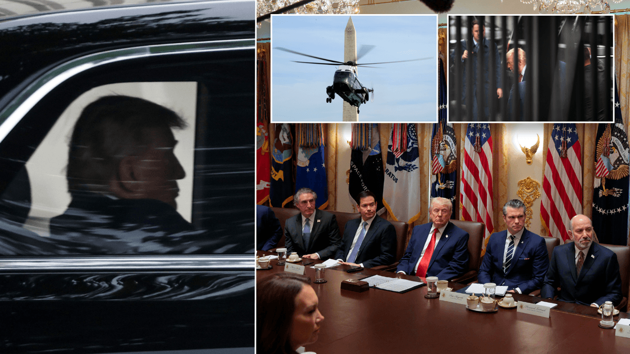 Donald Trump cancels Camp David summit at last minute over safety fears as entire Cabinet rushed back to DC