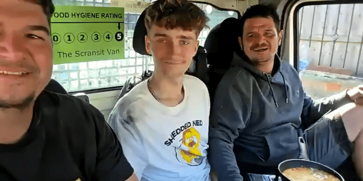 TikTok sensations ‘The Scransit Van’ chef up a quick omelette for Martin Daubney TikTok sensations ‘The Scransit Van’ chef up a quick omelette for Martin Daubney