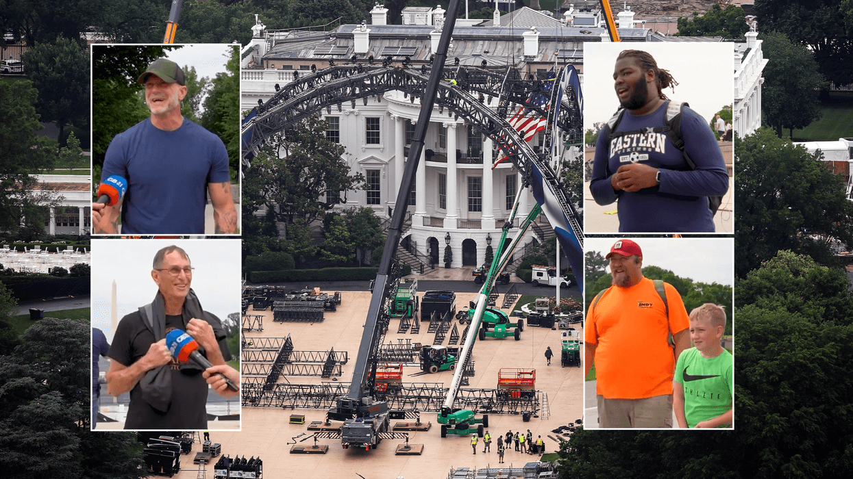 Americans tell GB News what they think about massive UFC cage being erected at the White House ahead of ‘unprecedented’ event