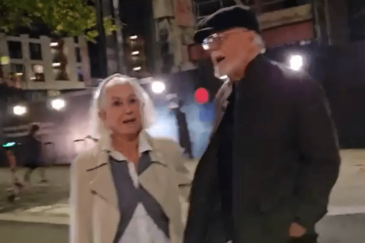 Dame Helen Mirren, 80, acosted and branded 'evil Zionist b***h' by Palestine activist on streets of London