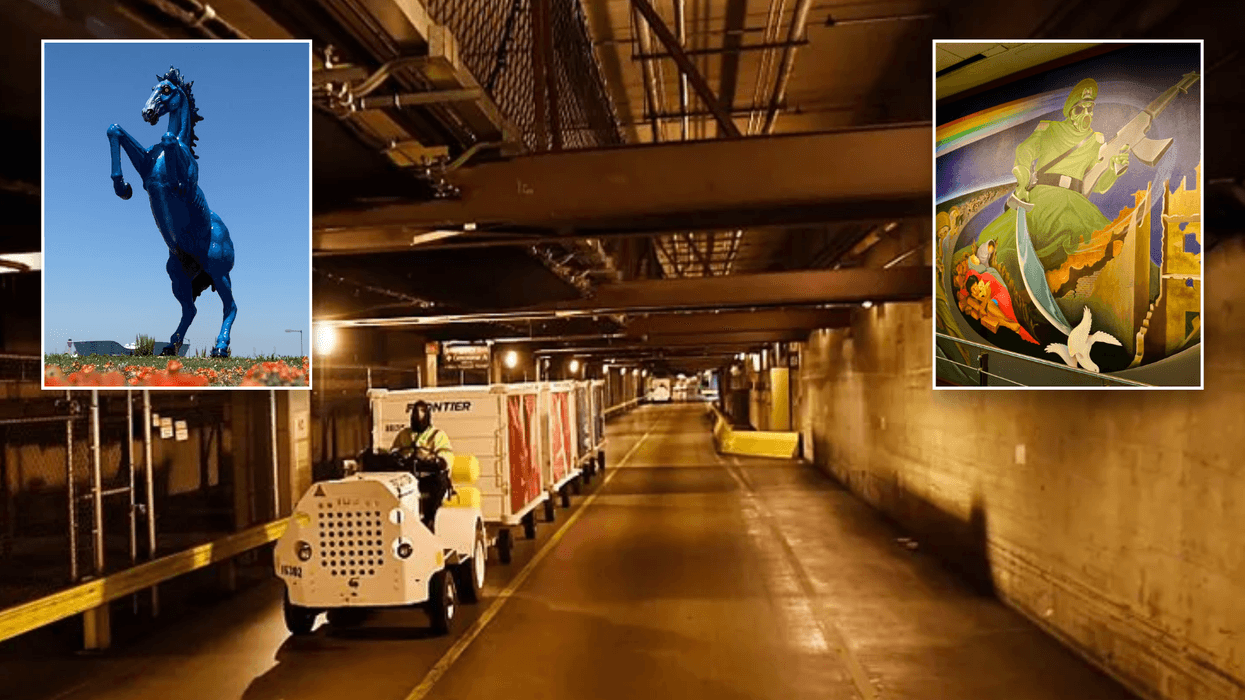 Massive network of tunnels beneath US airport to finally be revealed after years of conspiracy theories