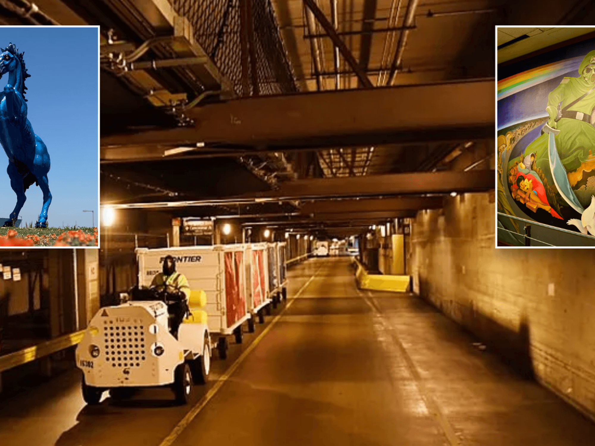 Massive network of tunnels beneath US airport to finally be revealed after years of conspiracy theories