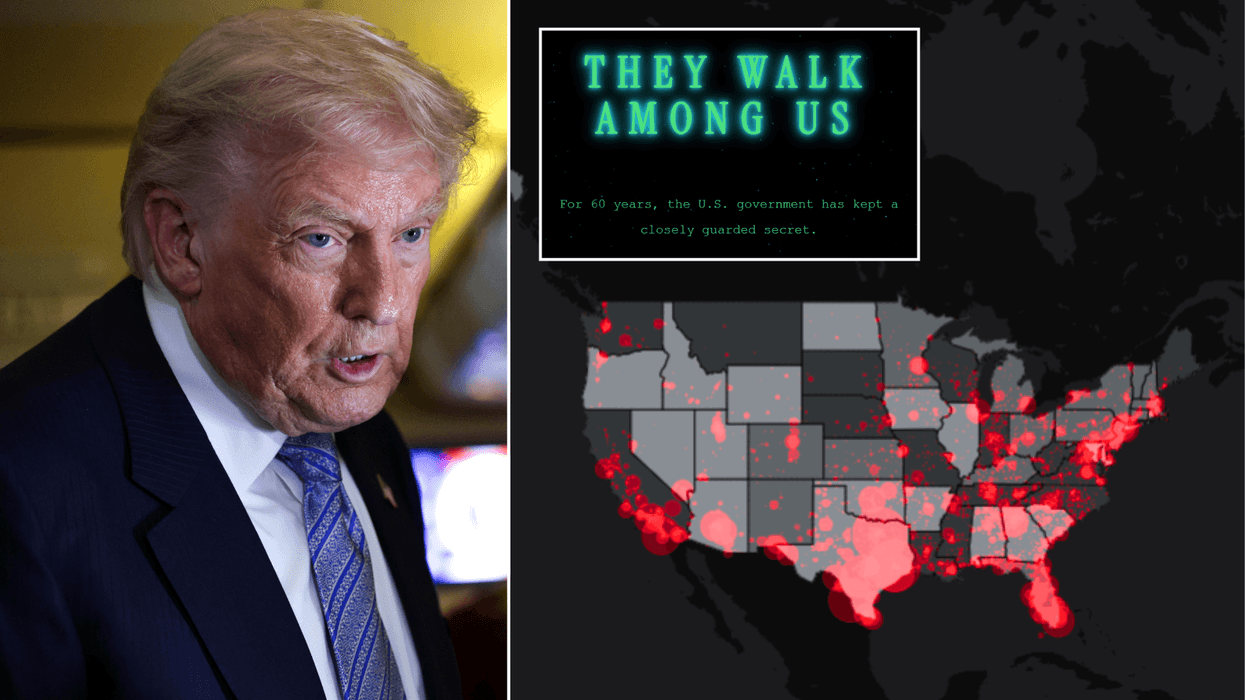 'They walk among us!' White House reveals shock extent of 'alien invasion' - with a twist