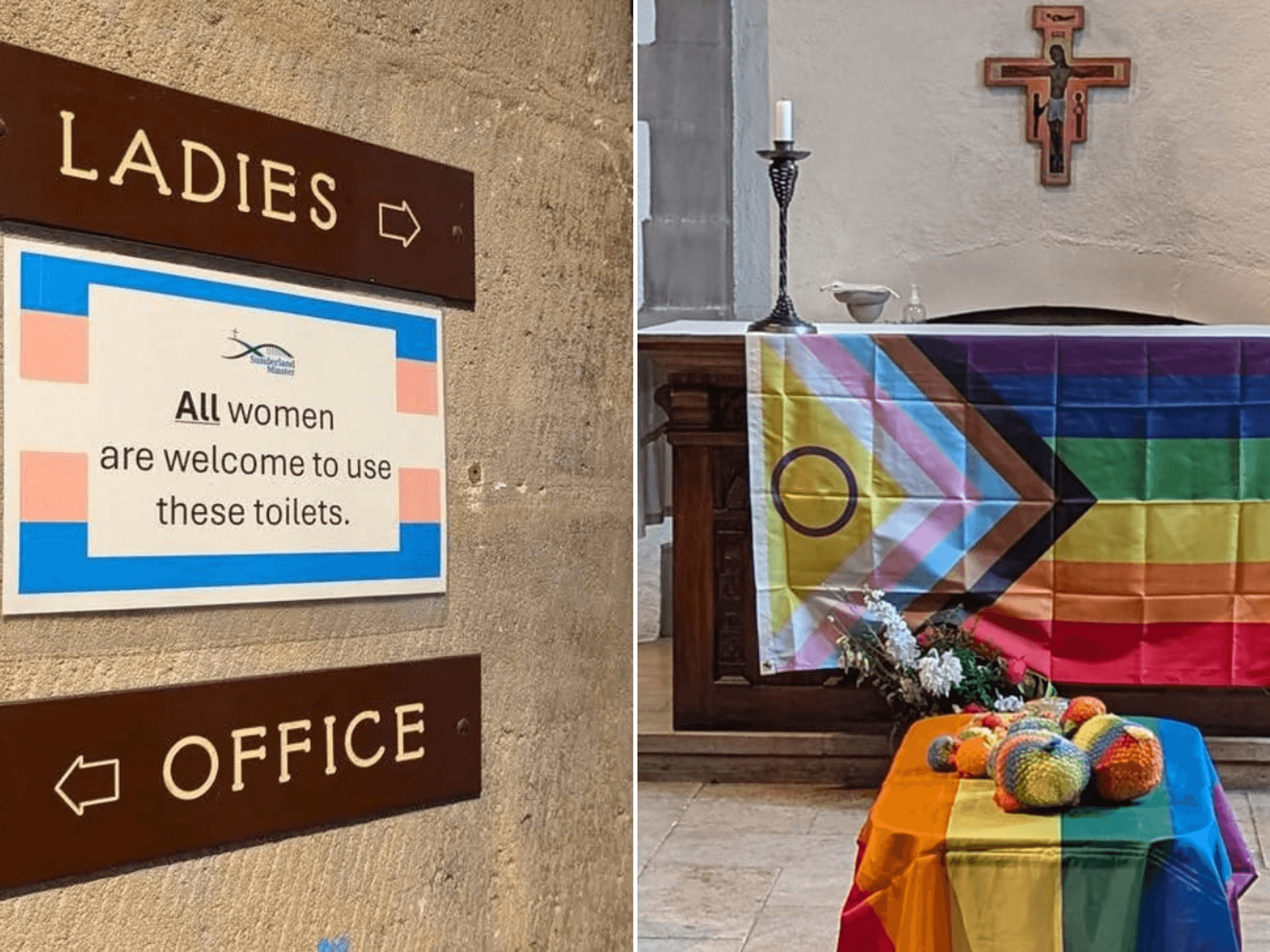 Safety fears as woke church welcomes biological men into women's toilets