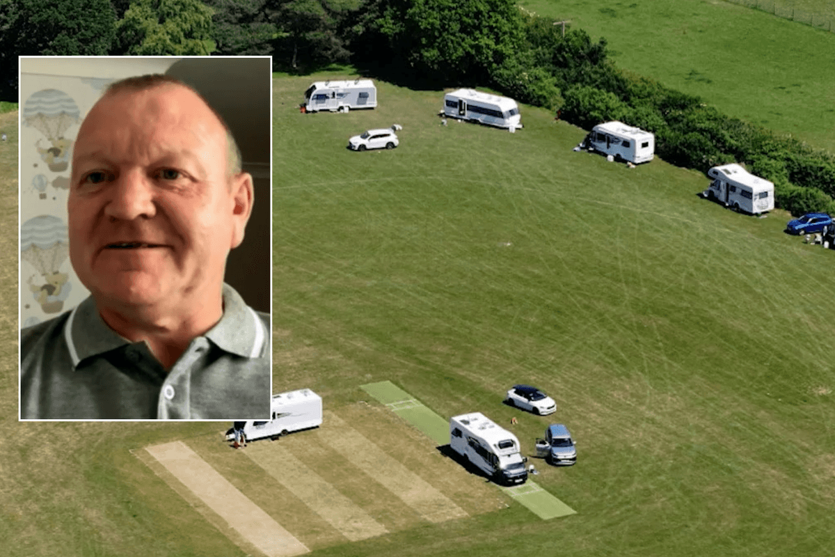 Author ‘Gypsy’ Joe Smith says travellers who took over village cricket ground had ‘nowhere else to go’
