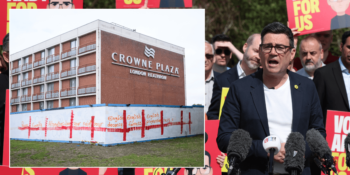 Andy Burnham to rip up asylum hotel contracts in major migration U-turn Andy Burnham to rip up asylum hotel contracts in major migration U-turn