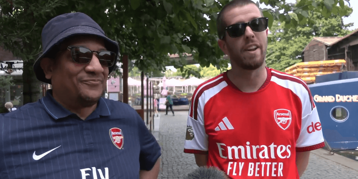 WATCH: Arsenal fans predict score for Champions League final tie against PSG